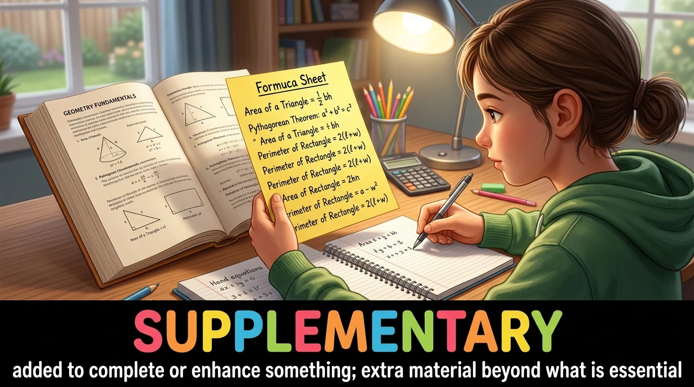 English Illustration for supplementary